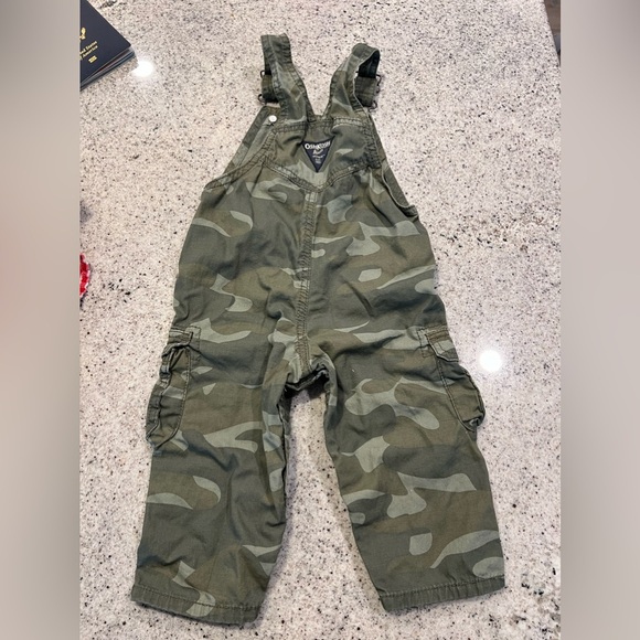 Osh Kosh Camo Overalls 12 months - Picture 6 of 6